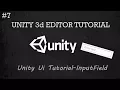Unity UI Tutorial-Input field Content handler
