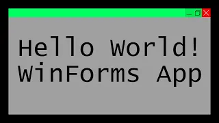 Hello World WinForms App C Programming Tutorials