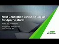 Next generation execution engine for Apache Storm