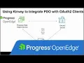 Using Kinvey to Integrate a Progress Data Object Service with OAuth2 Client Applications