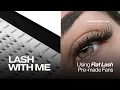 Step By Step Hybrid Lash Extension Service Flat Lash Pre Made Fans Flat Lash Classics