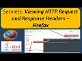 Servlets View HTTP Request and Response Header - Firefox