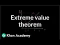 Extreme value theorem Existence theorems AP Calculus AB Khan Academy