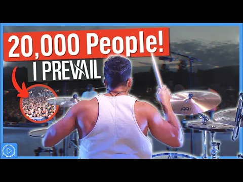 Download MP3 I Played A DRUM SOLO For 20,000 PEOPLE! (I Prevails First Show Back!)