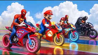 الرجل العنكبوت انقاذ باتمان Spider-Man Rescue batman vs iron man vs venom funny Game GTA 5 superhero