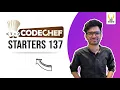 CodeChef Starters 137 Solutions Smart Interviews