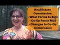 All About Commission Contract Forms VRC MLS Changes More