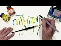 How to start with CALLIGRAPHY with Pilot The Graphic Quill Letterforms tips more