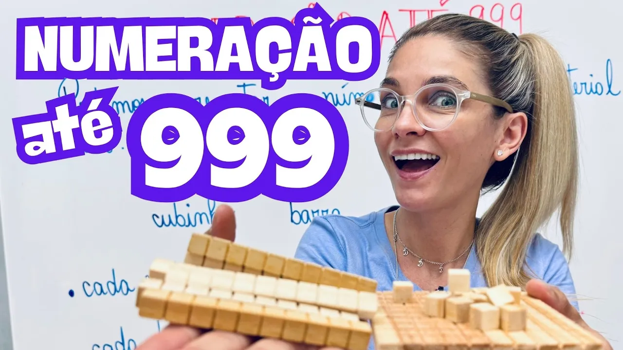 NUMERAÇÃO ATÉ 999 COM MATERIAL DOURADO 3º ANO ( unidade, dezena e centena )