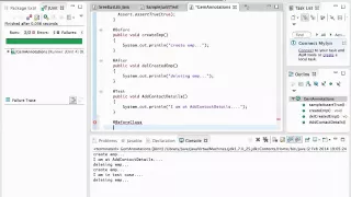Annotations in Junit