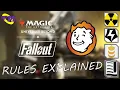 Rad Counters Junk Energy and More Magic the Gathering - Fallout Rules Explained TM MTG