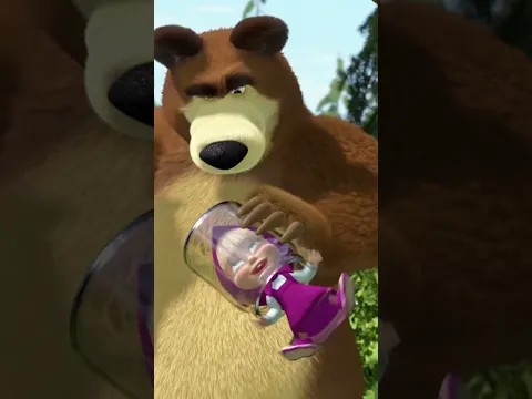 La Tierra en la ventanilla, ¿y las orejas? #Shorts #mashabear #mashaoso #shortsfeed #niños