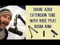 Download Lagu Mount Shure SM7B Mic on Rode PSA1 Boom Arm with A26X Extension Tube