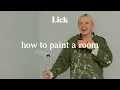 How to paint a room with Lick paint Lick