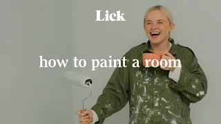 How to paint a room with Lick paint Lick
