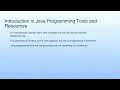 Introduction to Java Programming Tools and Resources Lecture 03 Java Tools and Resources