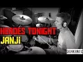 Download Lagu Heroes Tonight - Janji feat. Johnning (Drum cover by Aaron Schaefer)