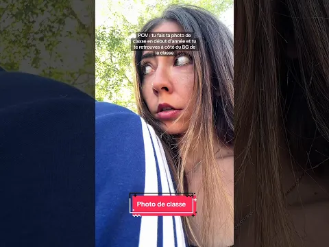 POV : tu fais ta photo de classe en début d'année et tu te retrouves à côté du BG de la classe