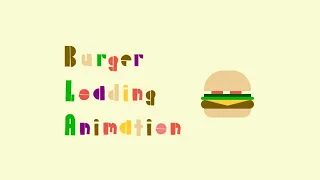 Stunning Burger Loading Animation CSS Loader Code Era