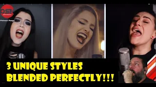 REACTION to System of a Down - Chop Suey Cover by Halocene​ , Lauren Babic​ , Violet Orlandi