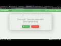 Encrypt - Decrypt text with EncryptionFog Django Project