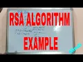HINDI RSA algorithm RSA algorithm example Example of rsa encryption and decryption RSA example