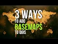 Three ways to add basemaps to QGIS
