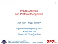 Image Analysis and Pattern Recognition - EPFL