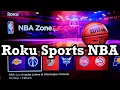 How to Watch Live NBA Games Sports on Roku Free Channel TV Cable Basketball Team
