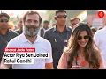 Download Lagu Bharat Jodo Yatra: Actor Riya Sen Joins Rahul Gandhi During Padyatra In Patur, Maharashtra