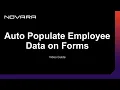 Auto Populate Employee Data on Forms Novara EHS Software