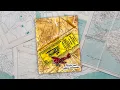 Faux Vintage Map Technique