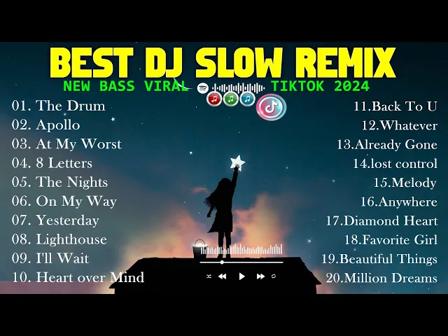 Download MP3 BEST DJ SLOW REMIX TRENDING VIRAL TIKTOK 2024 | DJ LAGU BARAT TERBARU BASS REMIX | DJ APOLLO