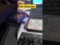 External Hard Drive Not Detected Problem in Usb Connector