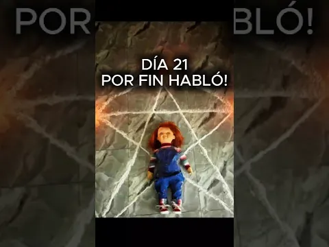 Chucky por fin HABLÓ!! Dia 21 😰😭🥺  se está saliendo de sus manos #chucky #Viral #serie #woody #fyp