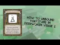 How to Unbound Your Fortitude Deepwoken Verse 2