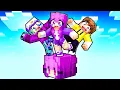 Surviving on ONE RUBY Block in Minecraft