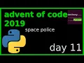 advent of code 2019 - day 11 python swift