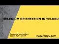 Selenium with java Full Stack Automation Online Training Demo Session in Telugu