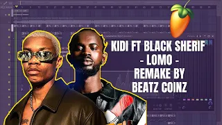 kidi ft black sherif lomo lomo remake in fl studio