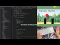 ASMR Programming - Stick Hero Game Coding No Talking