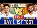 IND vs SL Day 1 1st Test Live Match Today Live Cricket Score Commentary India v Sri Lanka