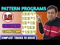 Lec 6 Icse Java Pattern Programs How to solve java pattern with easy technique