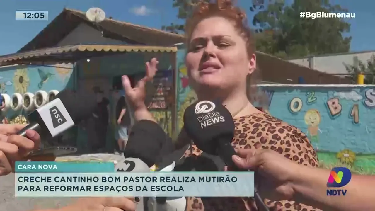 Creche Cantinho Bom Pastor realiza mutirão para reformar espaço