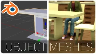 Creating a Basic CC Object The Sims 4 Tutorial Meshing Texturing