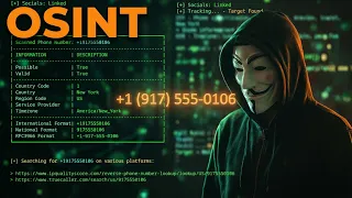How to Track a Phone Number with Kali Linux in Seconds - Ethical Hacking Demo