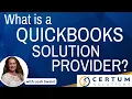 What is a QuickBooks Solution Provider Certum Solutions Top QSP
