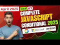 Javascript Full Course 2025 Conditional Statements in javascript