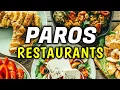 Top 20 Best Restaurants Food Experiences in Paros Greece - Where To Eat In Paros Greece