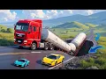 Cars vs The Worst DEEP Pit Bridge Challenge #2 - BeamNG drive Fails \u0026 Crashes 2025!
